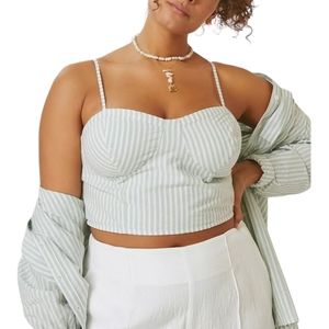 Anthropologie Bustier Top